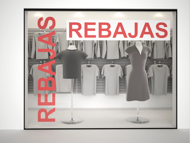 Vinilo Escaparates Rebajas